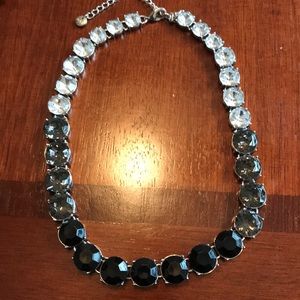 Loft faux diamond statement necklace